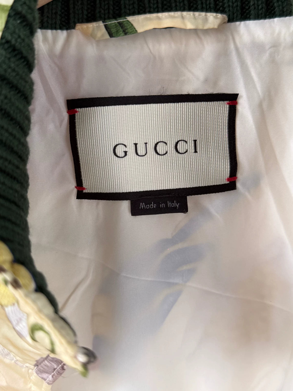Gucci Floral Zip Floral Pattern Zip-Up Jacket