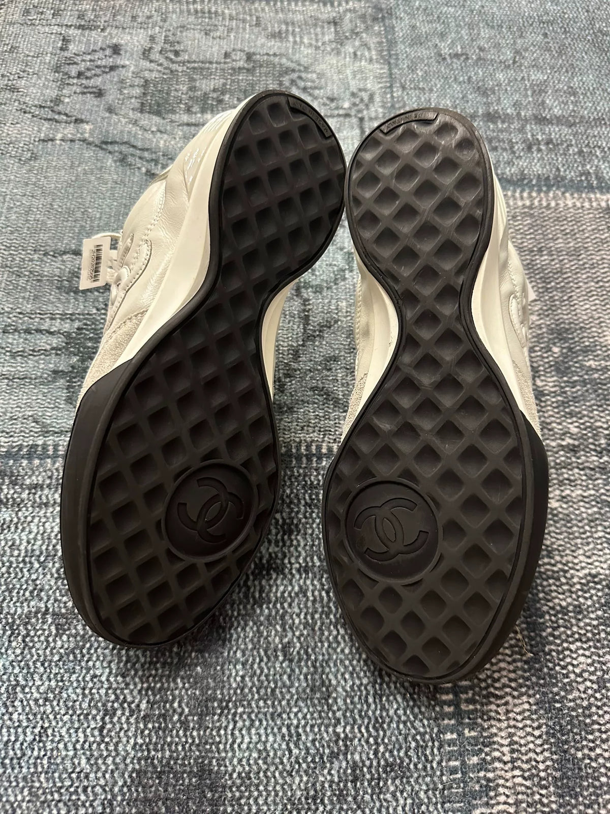 Chanel Quilted Plaid Leather Shoes