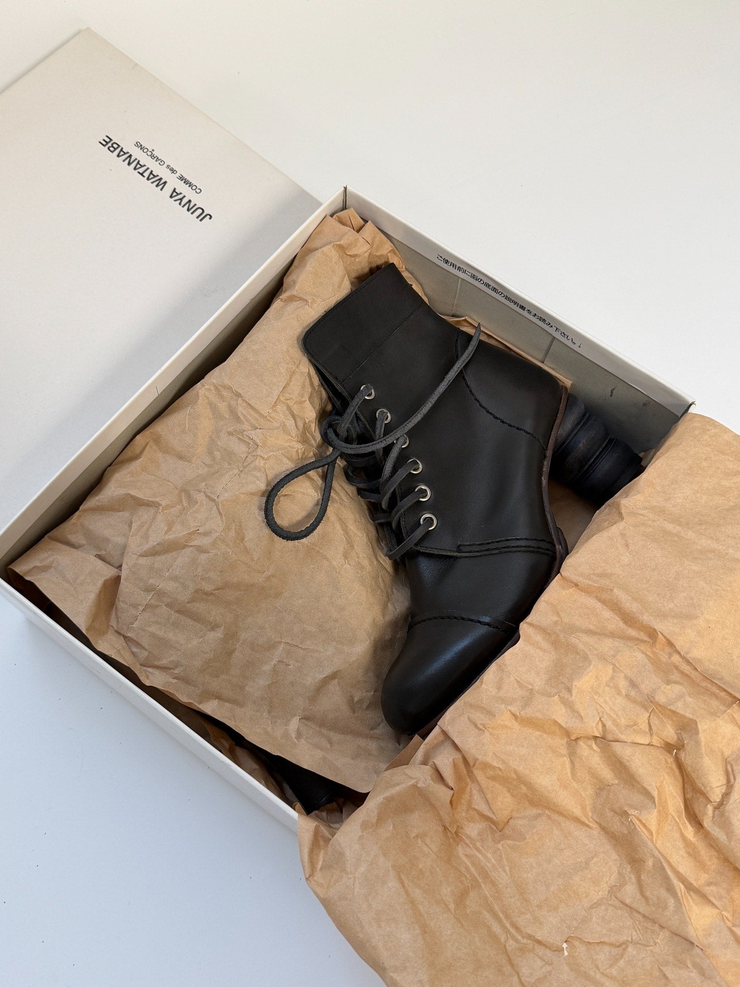 Junya Watanabe Runway Wooden Heel Boots - Devines