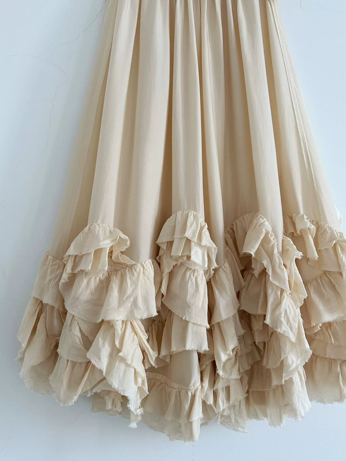 Comme Des Garcons 1999 Midi Cupro Skirt