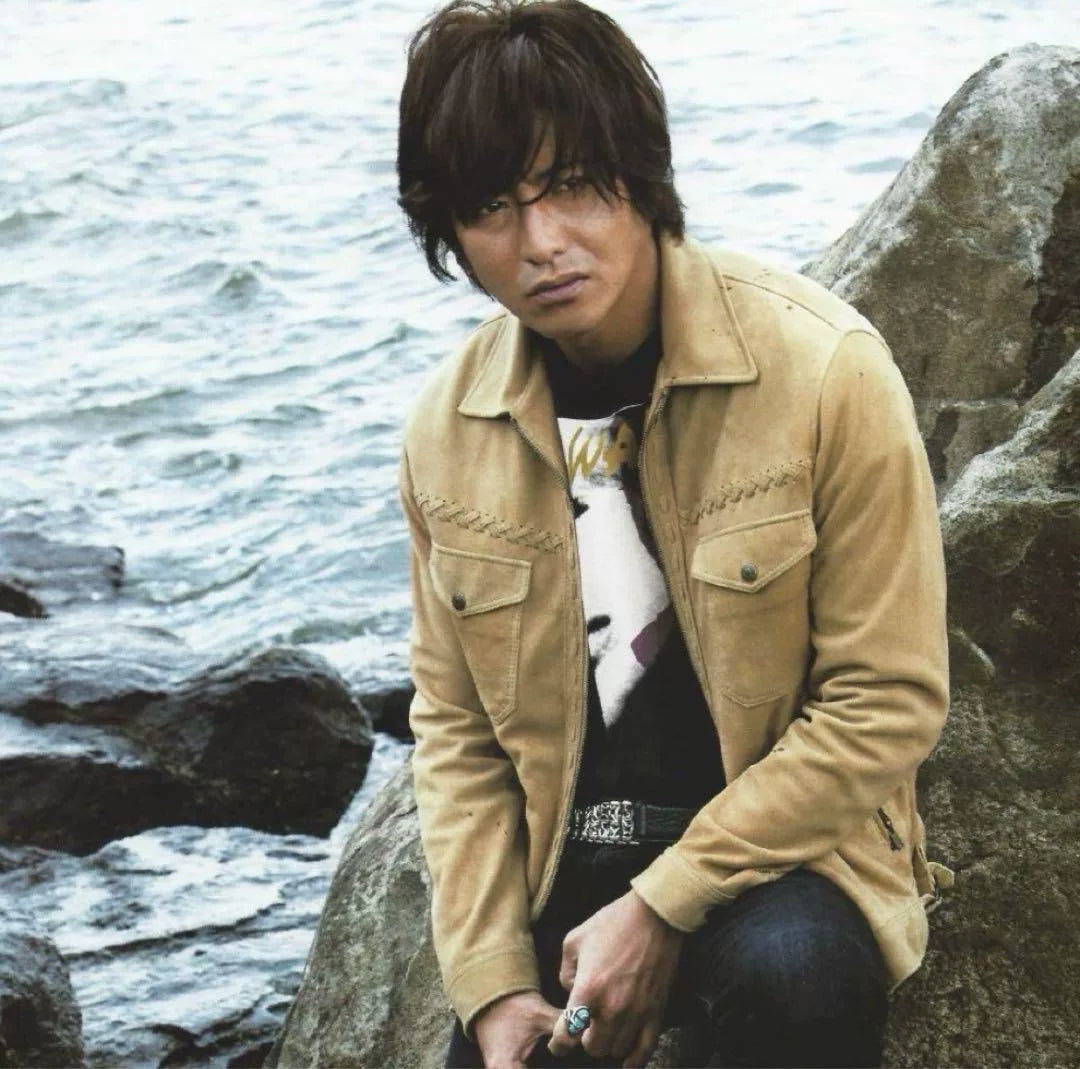 Hysteric Glamour Takeru Kimura Same Style Biker Leather Jacket