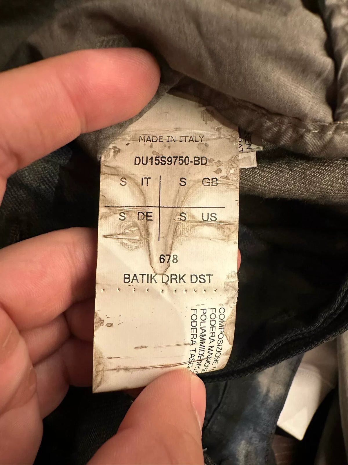 Rick Owens mud-dyed waxed jacket