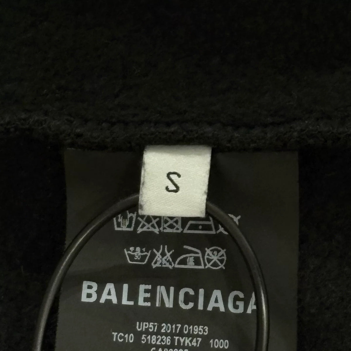 Balenciaga Runway Two‑Piece Double Hem Hooded Top