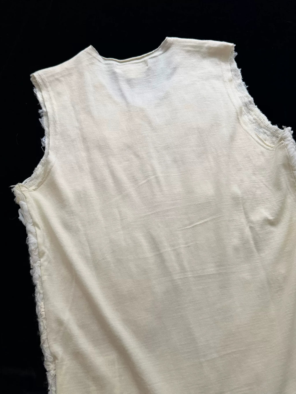 Comme Des Garçons 3D Flower Cotton Vest