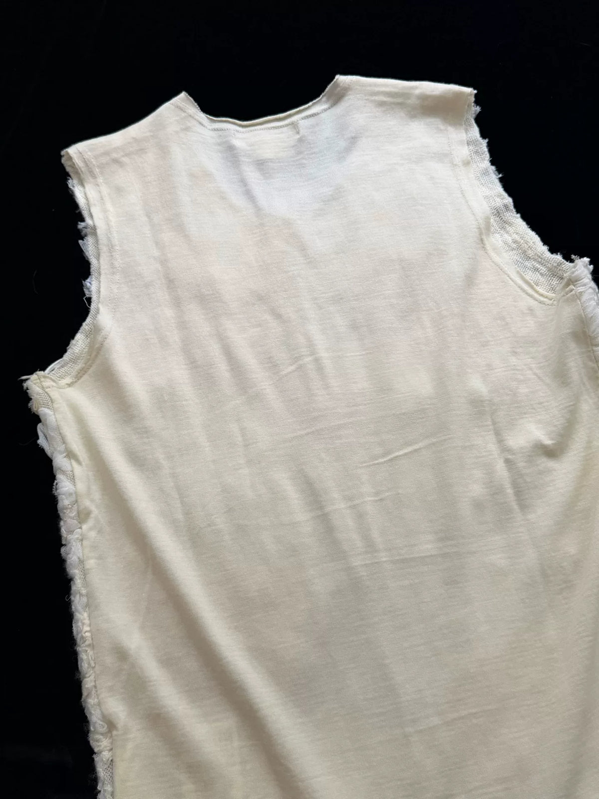 Comme Des Garçons 3D Flower Cotton Vest
