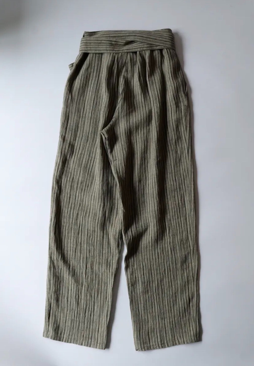 Issey Miyake SS83 Striped Linen Pants