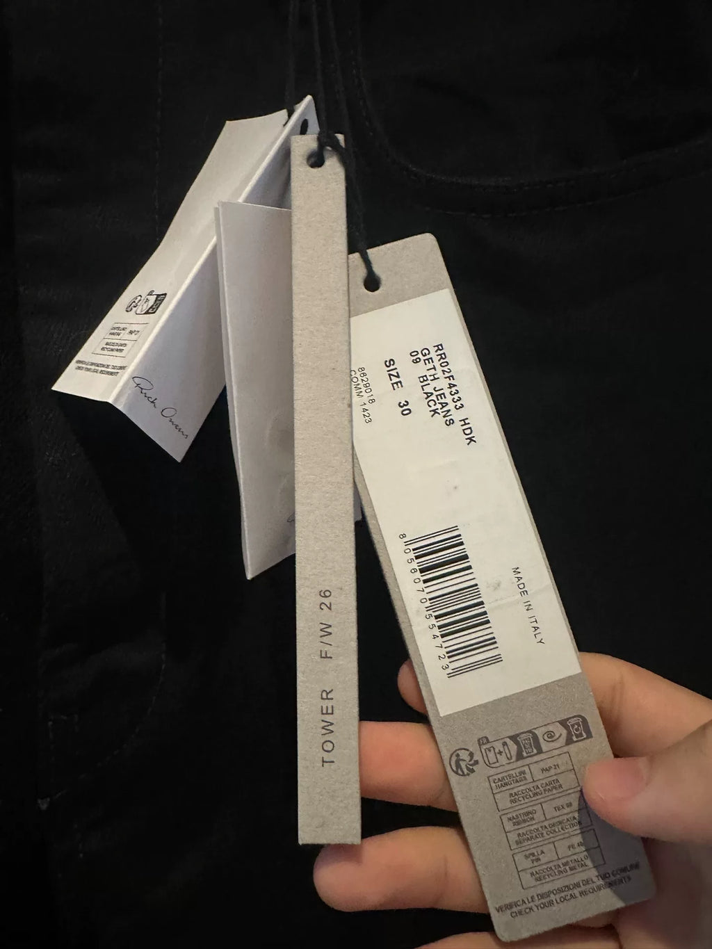 Rick Owens Geth Cut Distressed Frayed-Hem Pants