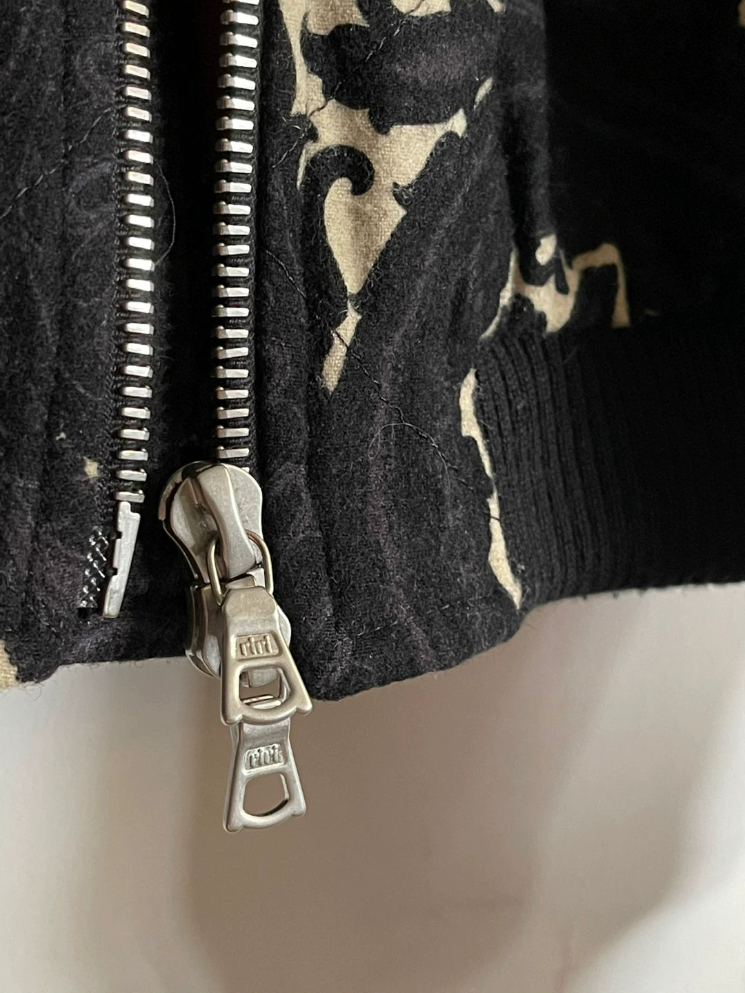 Dries Van Noten FW13 Paisley Wool Flight Jacket