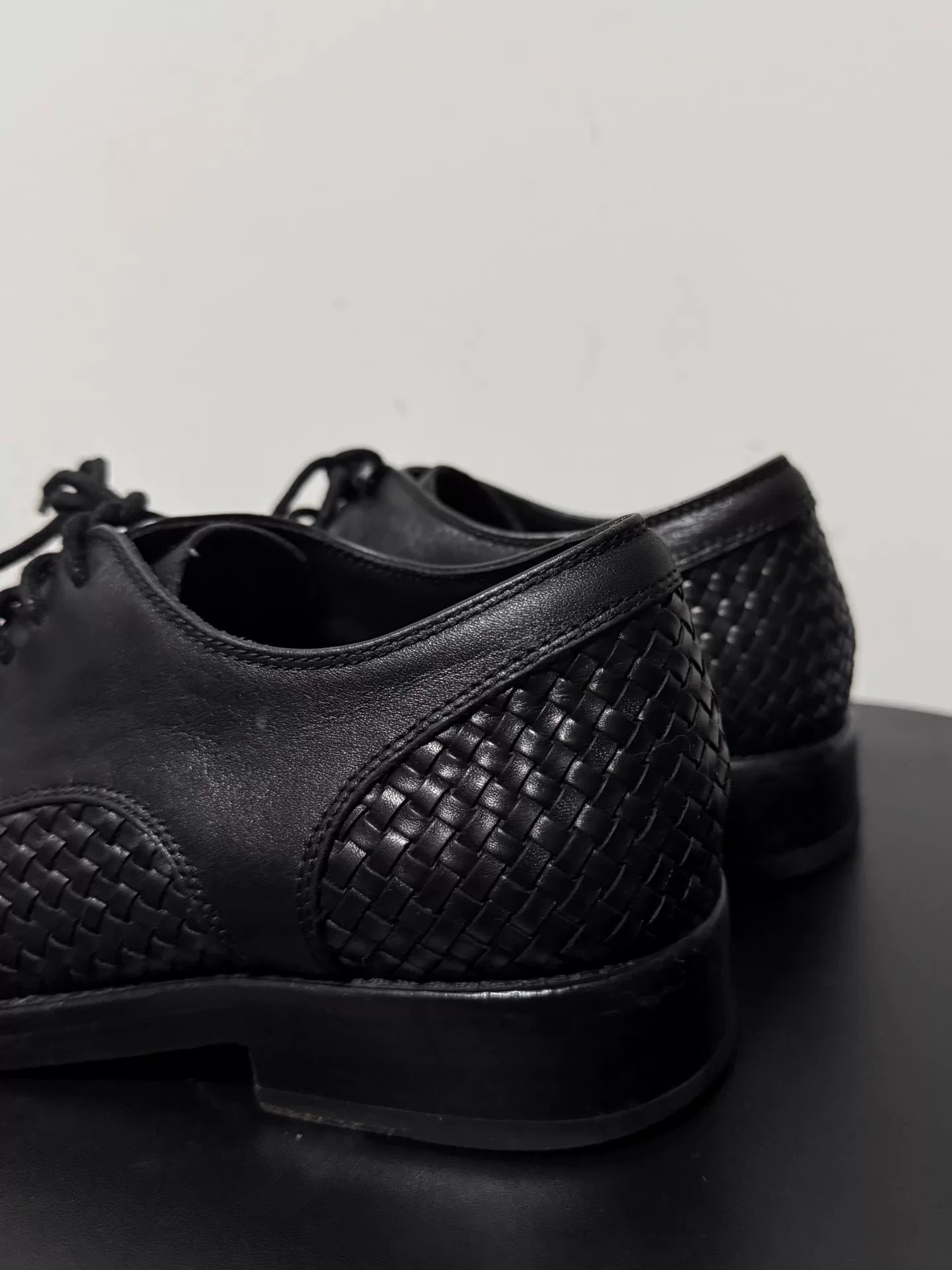 Bottega Veneta By Tomas Maier Woven Derby Shoes