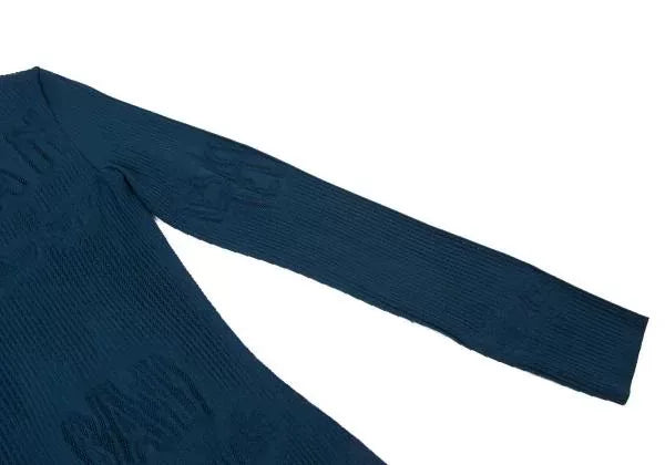 Jean Paul Gaultier Vintage Blue Cut-Out Floral Top