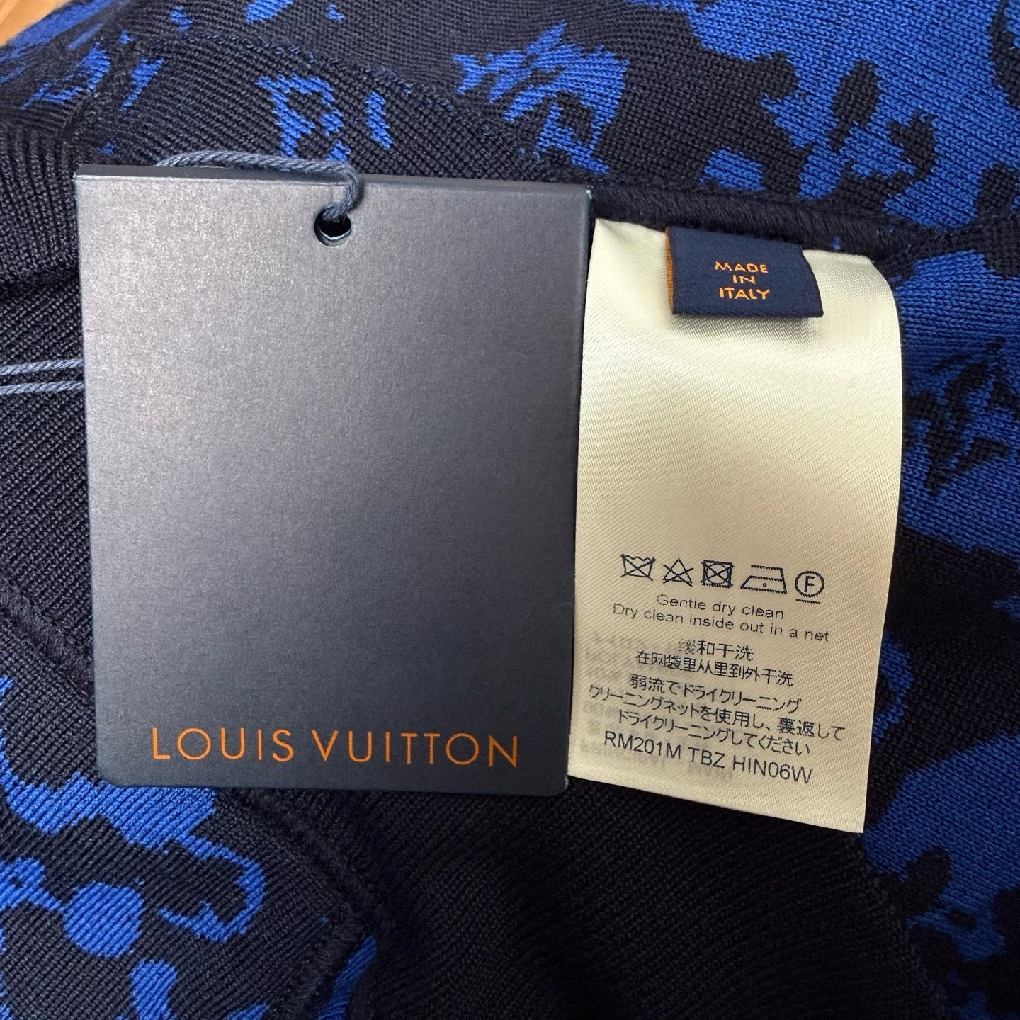Louis Vuitton Monogram Print Reversible Zip Up Sweatshirt