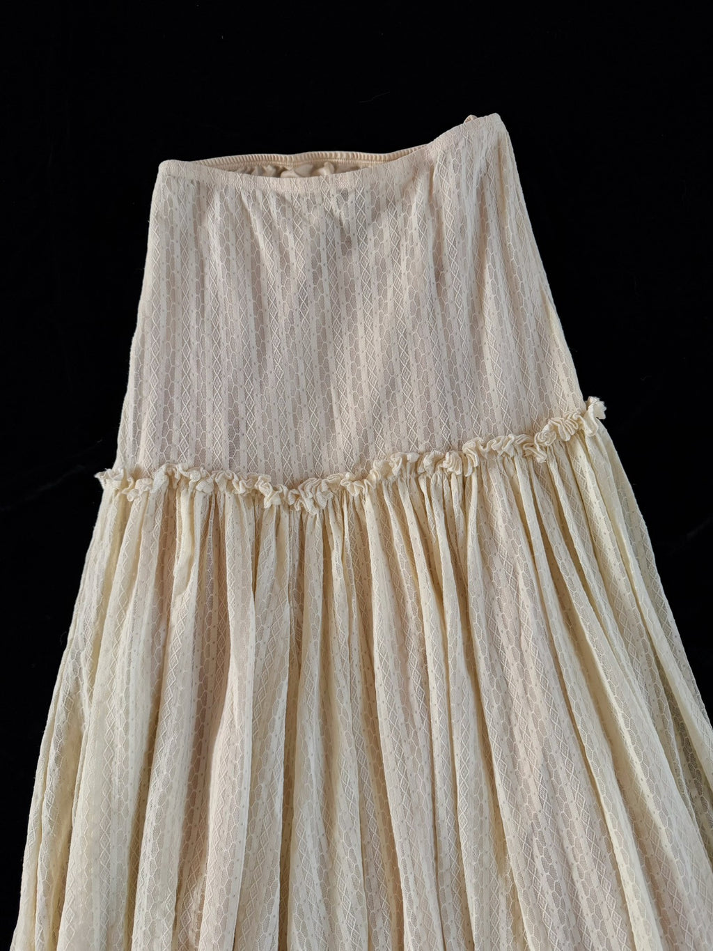 Jean Paul Gaultier Midi Yellow Skirt