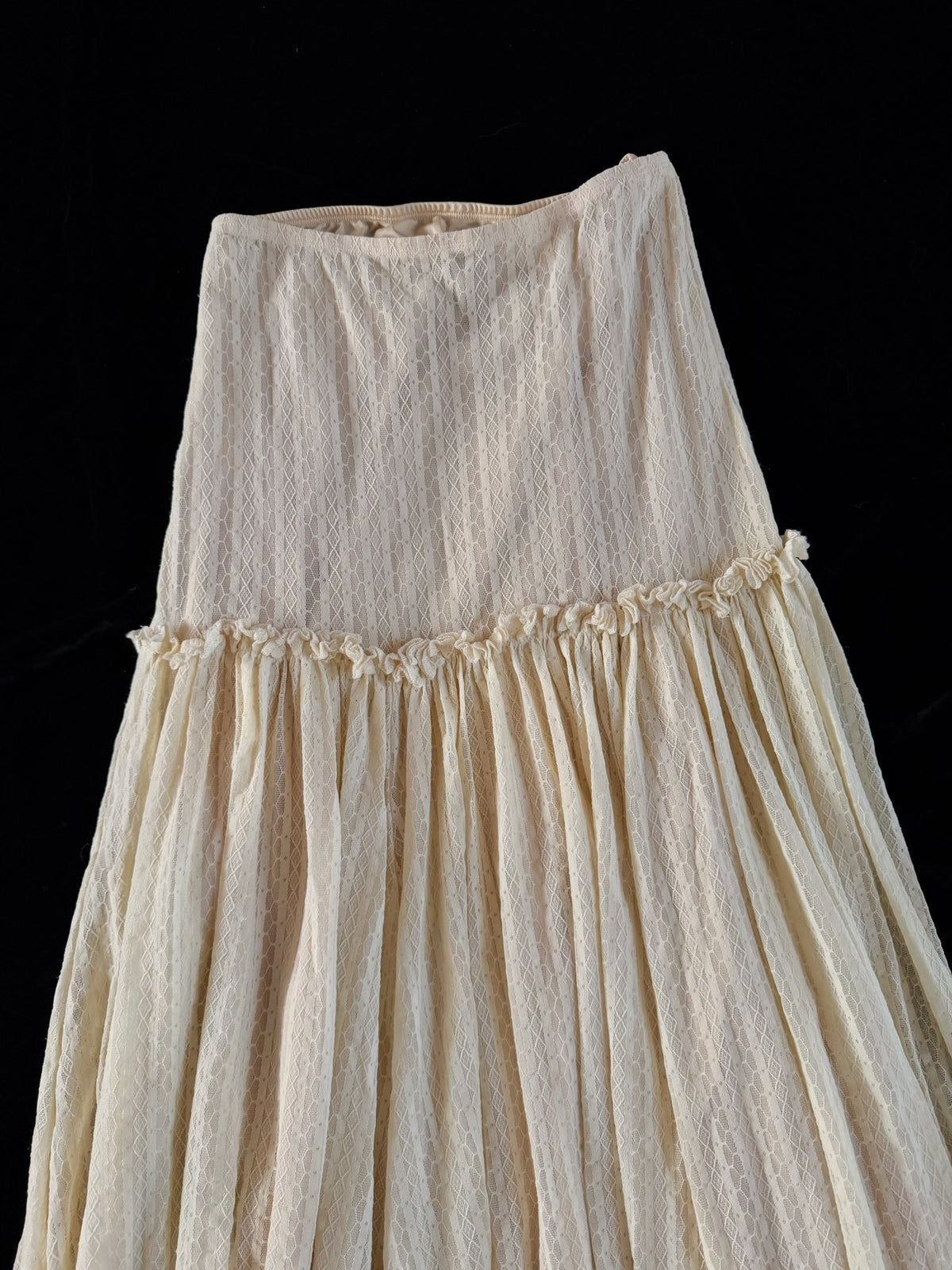 Jean Paul Gaultier Midi Yellow Skirt
