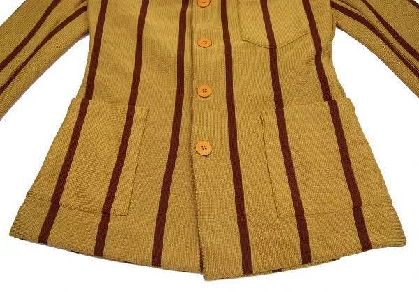 Issey Miyake Vintage Yellow Striped Top