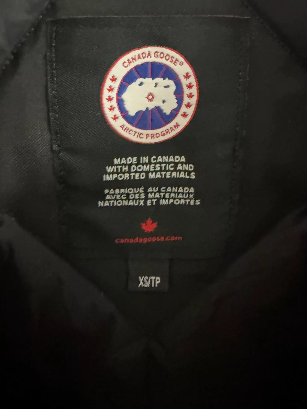 Canada Goose Black Langford Down Jacket