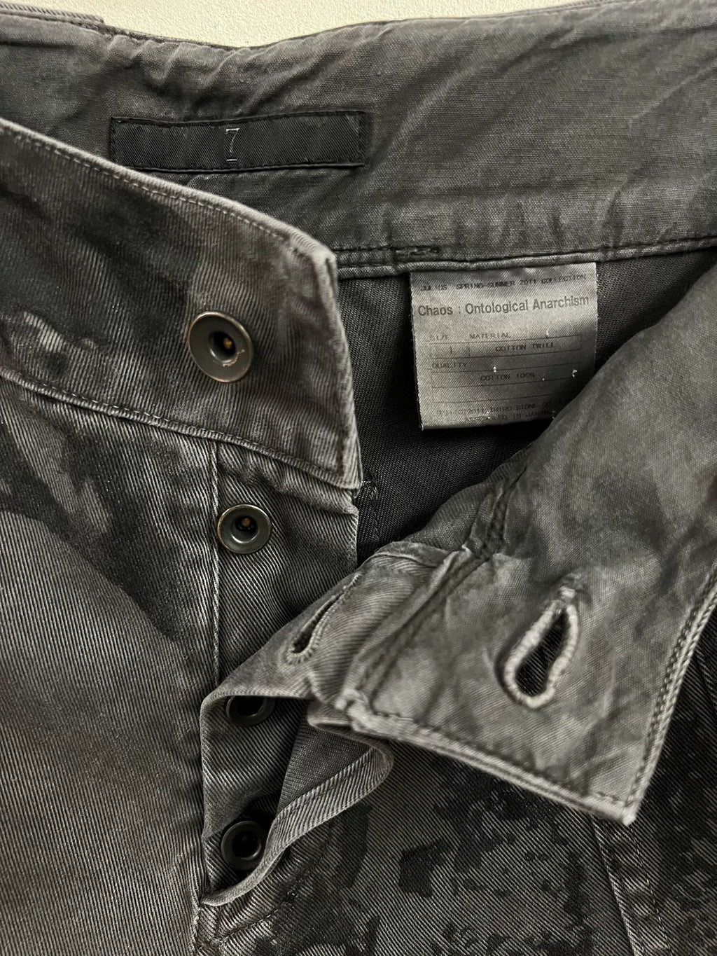 Julius_7 Rubberized Printed Shorts, SS2011 Runway Style
