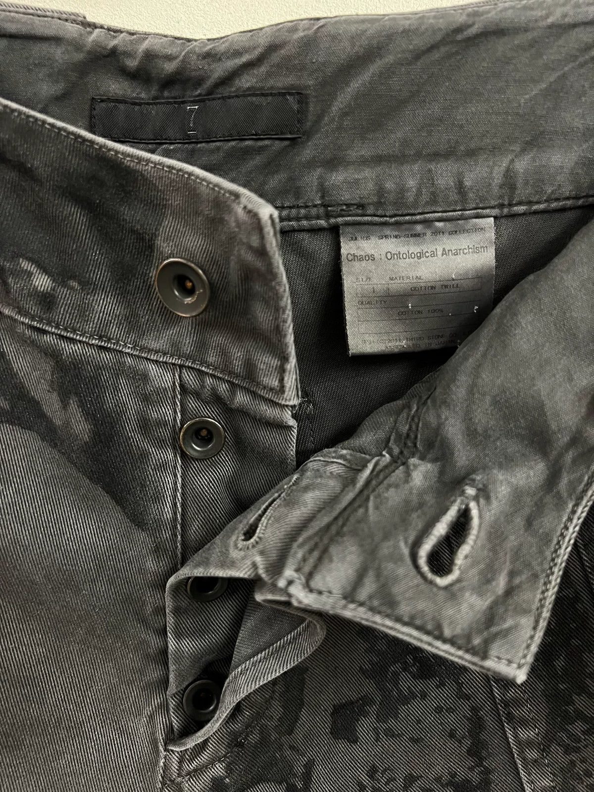 Julius_7 Rubberized Printed Shorts, SS2011 Runway Style