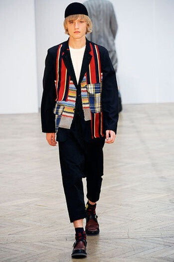 Comme des Garçons cdg10ss patchwork suit runway style