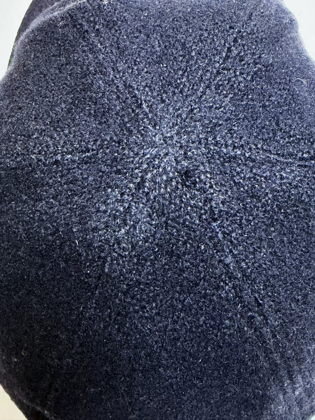 Visvim 15AW Excelsior Baseball Embroidered Navy Wool Cap