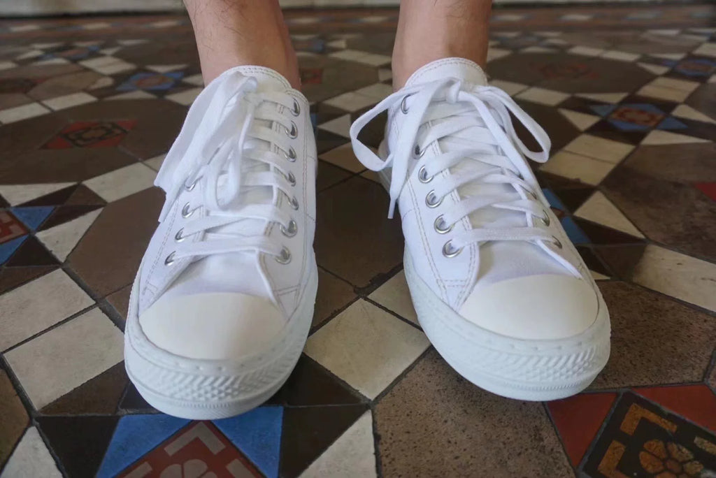Maison Margiela White Stereotype Low-Top Canvas Sneakers