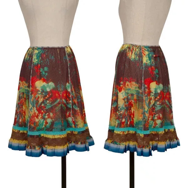 Jean Paul Gaultier Vintage Green Coconut Tree Skirt