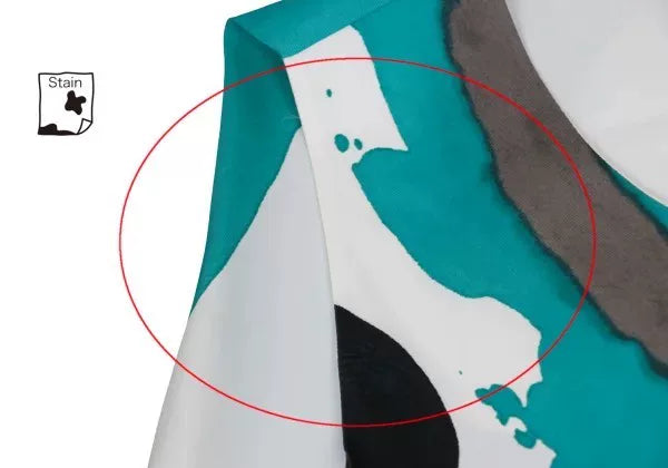 Issey Miyake Vintage White Patterned Silk Dress