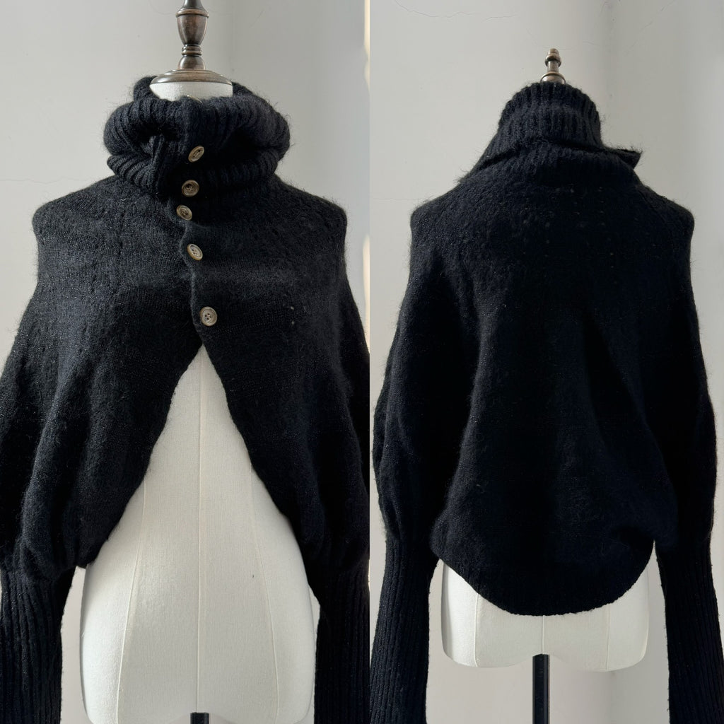 Comme Des Garcons 2008 Runway Top Mohair Cape