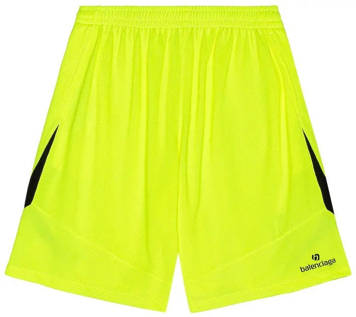 Balenciaga Soccer Shorts Yellow