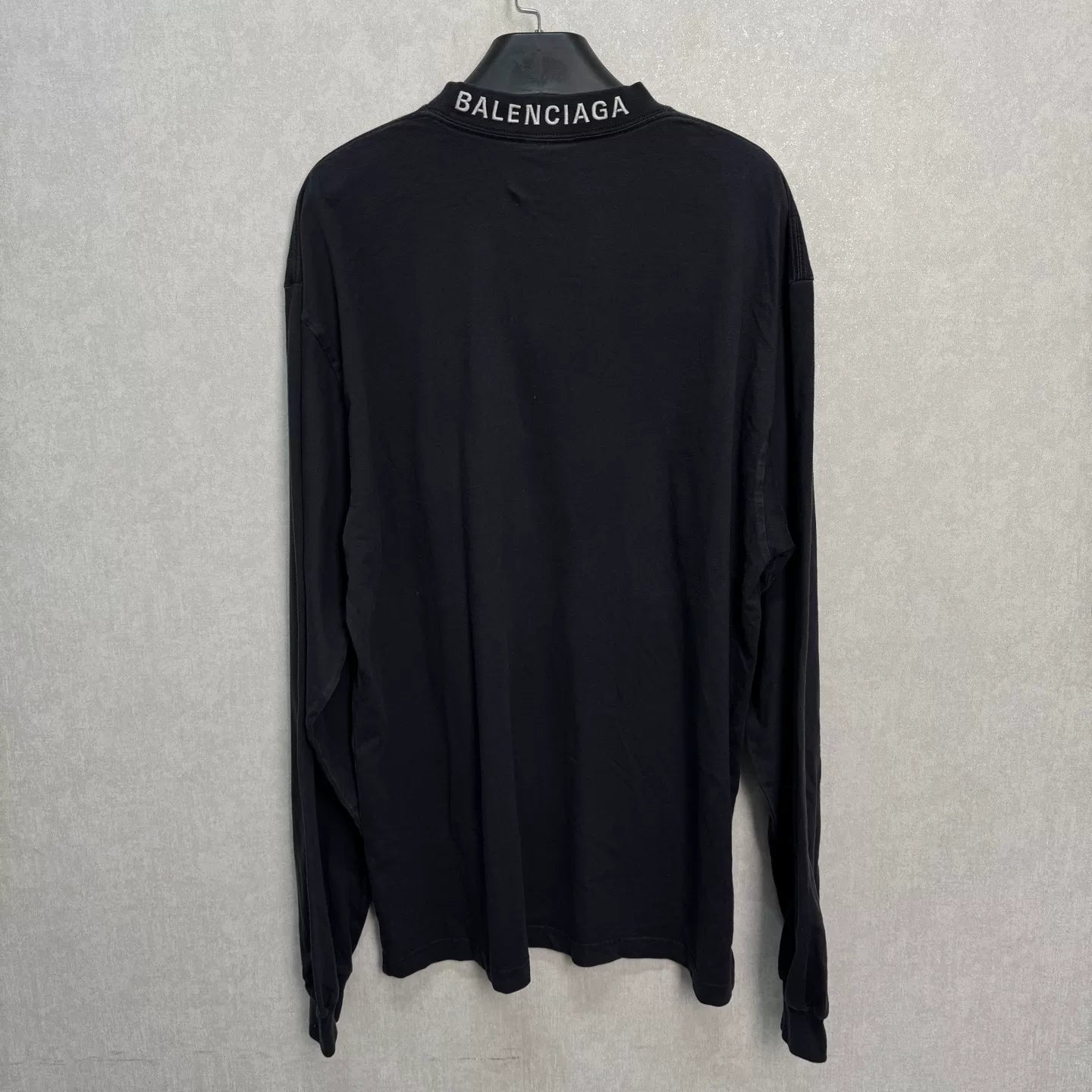 Balenciaga Heart Graphic Crewneck Long Sleeve T-Shirt - Devines