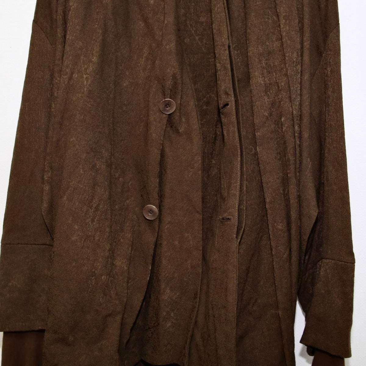 Julius_7 Wasteland-style jacquard oversized jacket