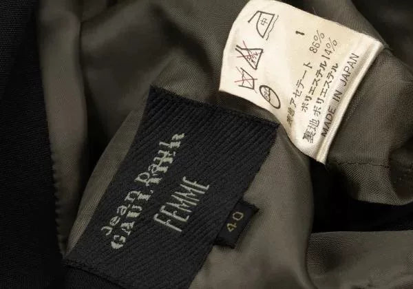 Jean Paul Gaultier Vintage Black Vest