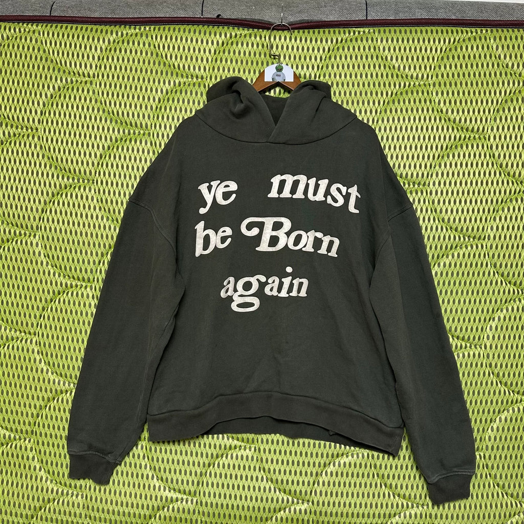 CPFM Cactus Plant Flea Market classic “ye must be born again” reborn letter hoodie