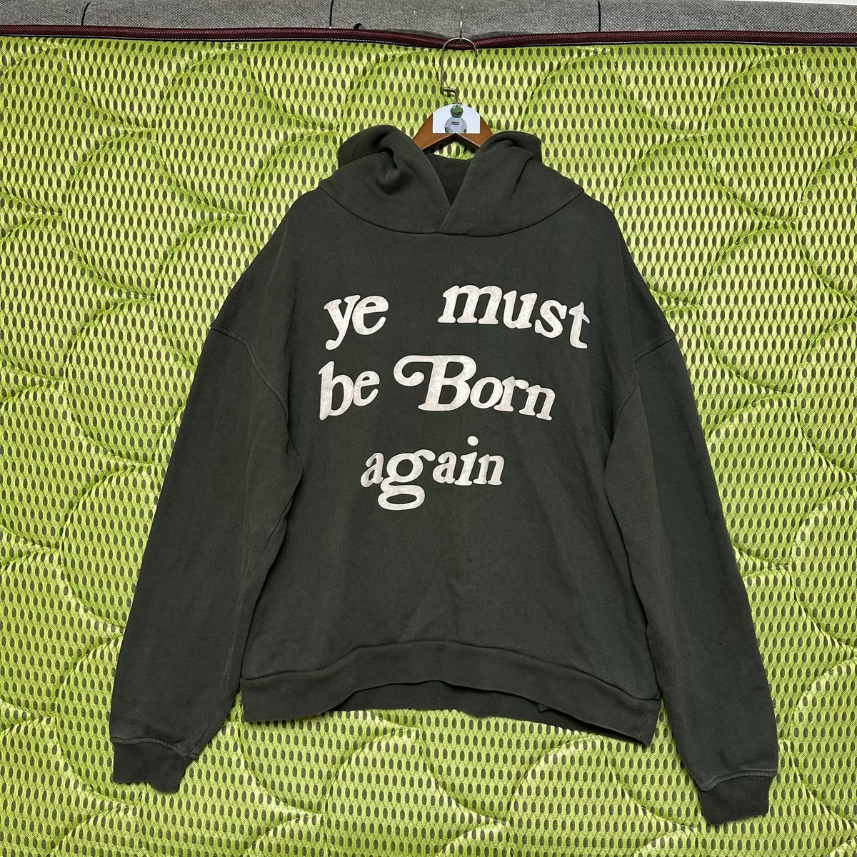 CPFM Cactus Plant Flea Market classic “ye must be born again” reborn letter hoodie