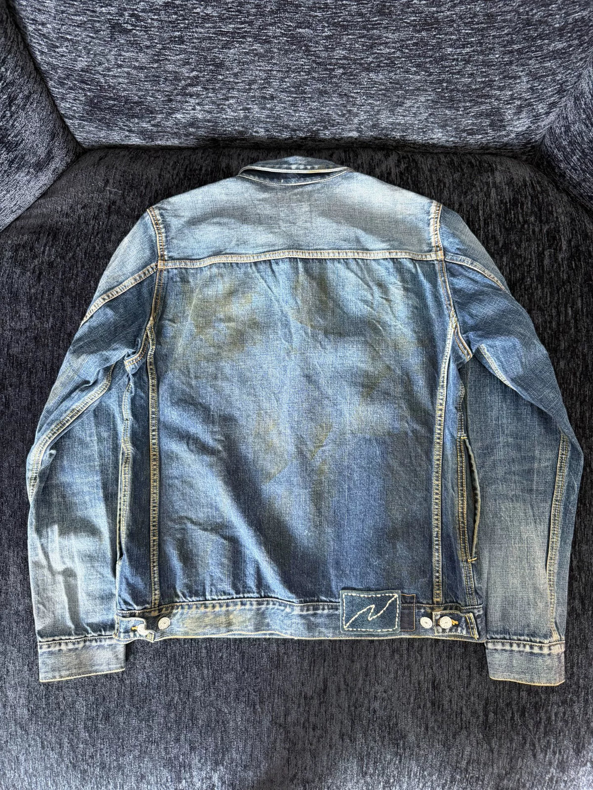visvim AW19 1000dry Dry3 Heavy Oil Wash 101 Denim Jacket