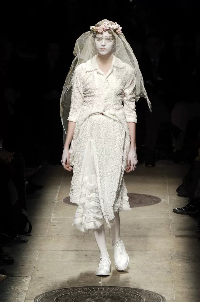 Comme des Garçons Rei Kawakubo 2005 AW Ghost Bride Black Top