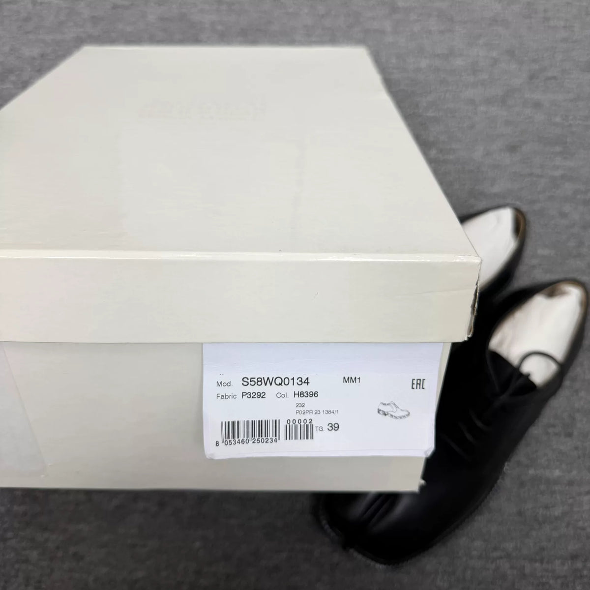 Maison Margiela Tabi Split Toe Chunky Sole Leather Loafers
