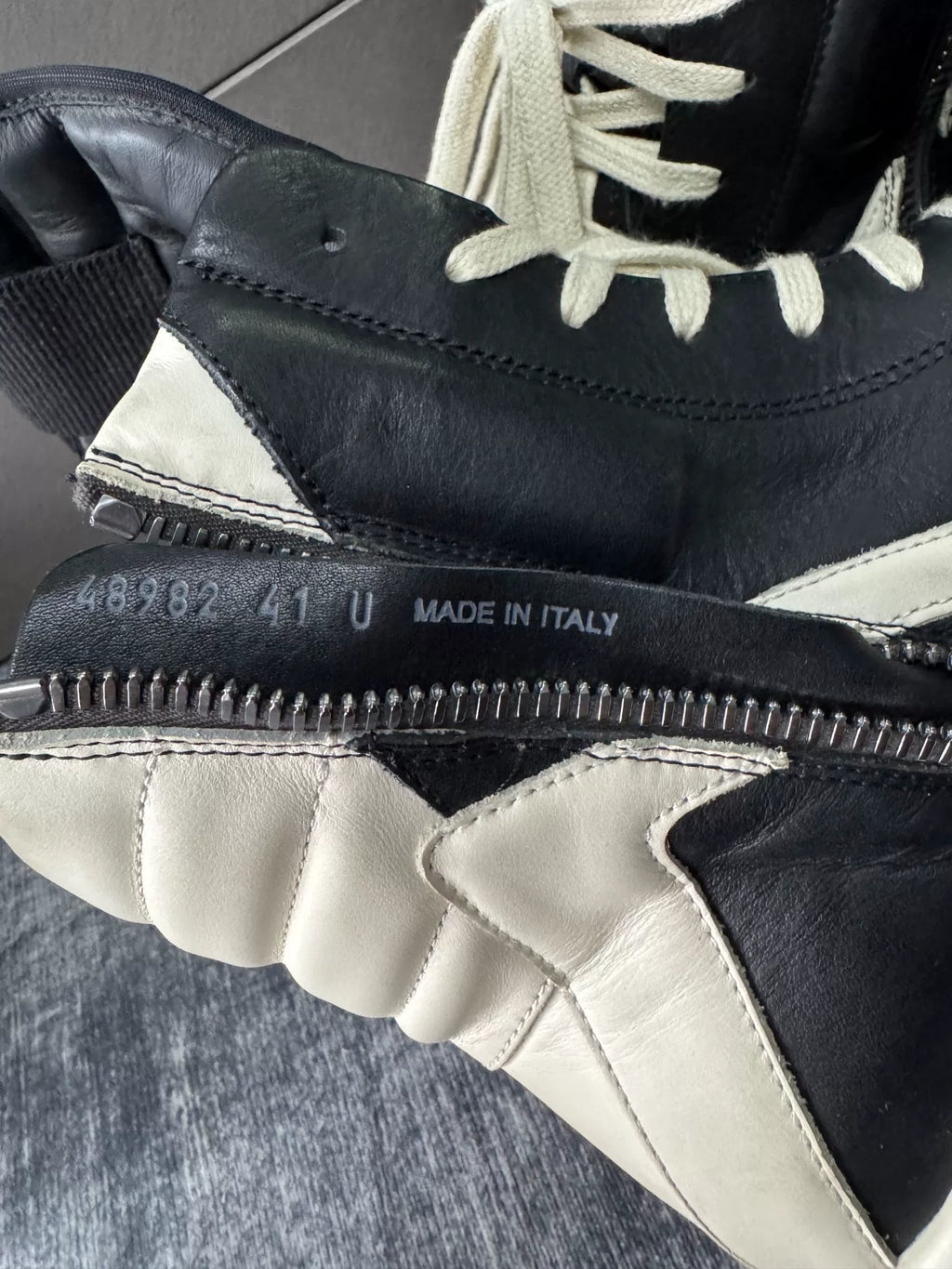 Rick Owens Inverted-Triangle Sneakers