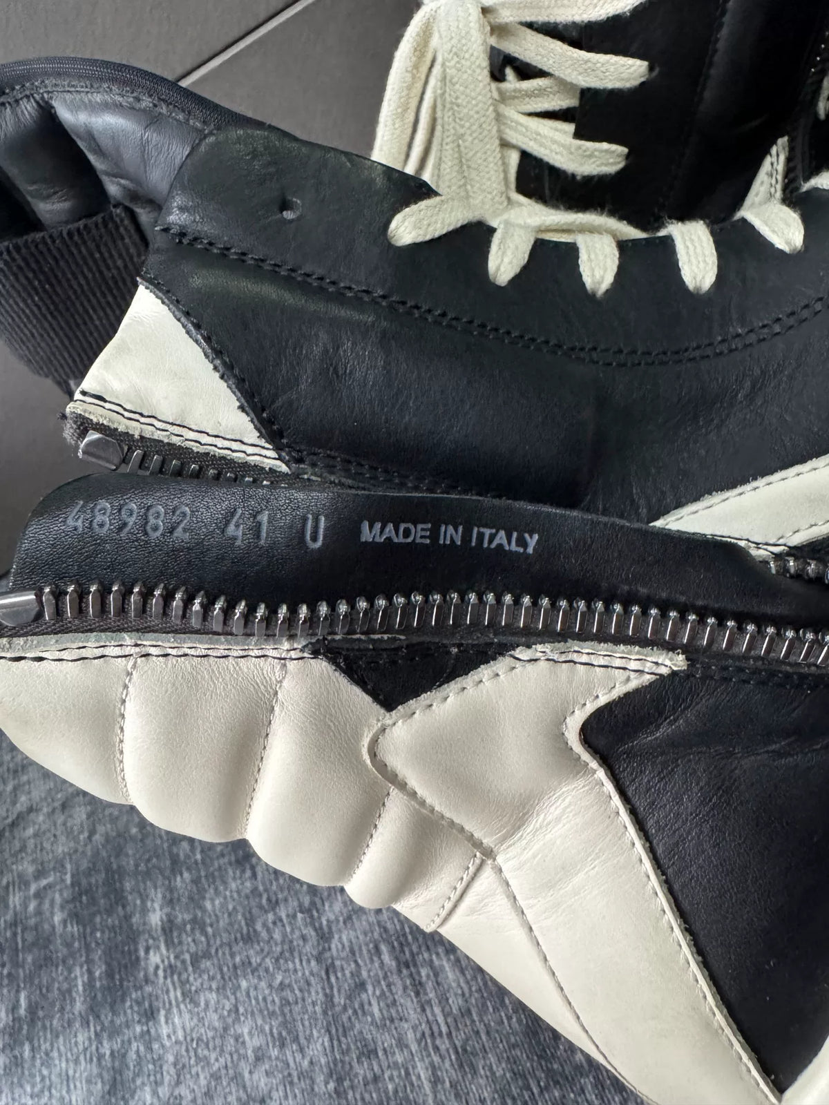 Rick Owens Inverted-Triangle Sneakers