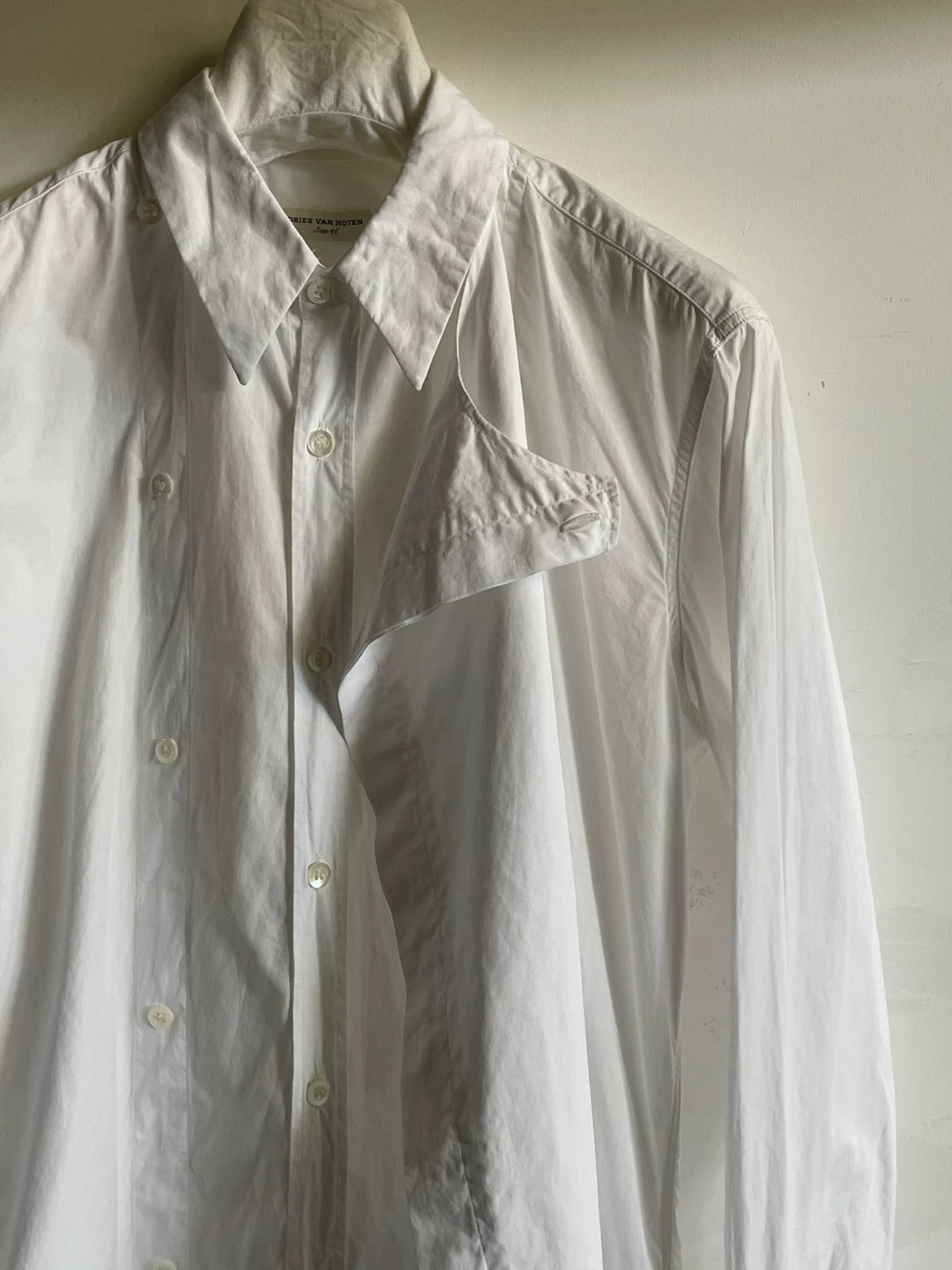 Dries Van Noten FW12 Showpiece Double-Breasted Double-Button Shirt