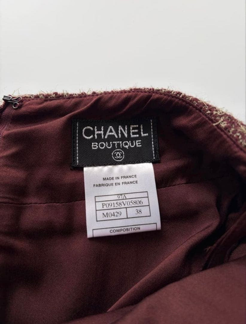 Chanel AW97 Tweed Knit Suit
