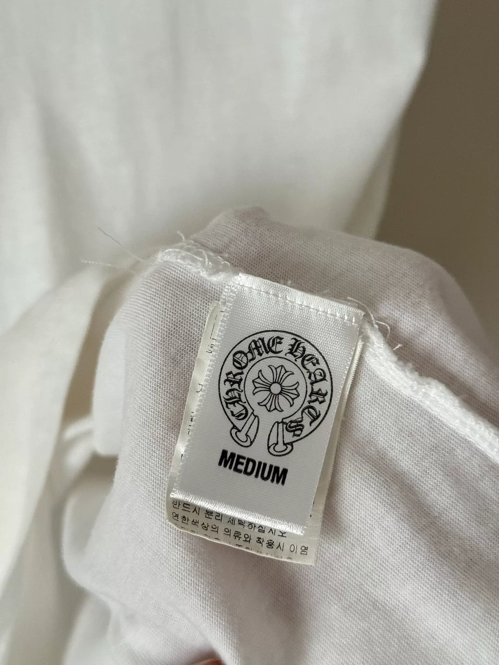 Chrome Hearts Heart Silver-Button Leather-Patch Polo Shirt