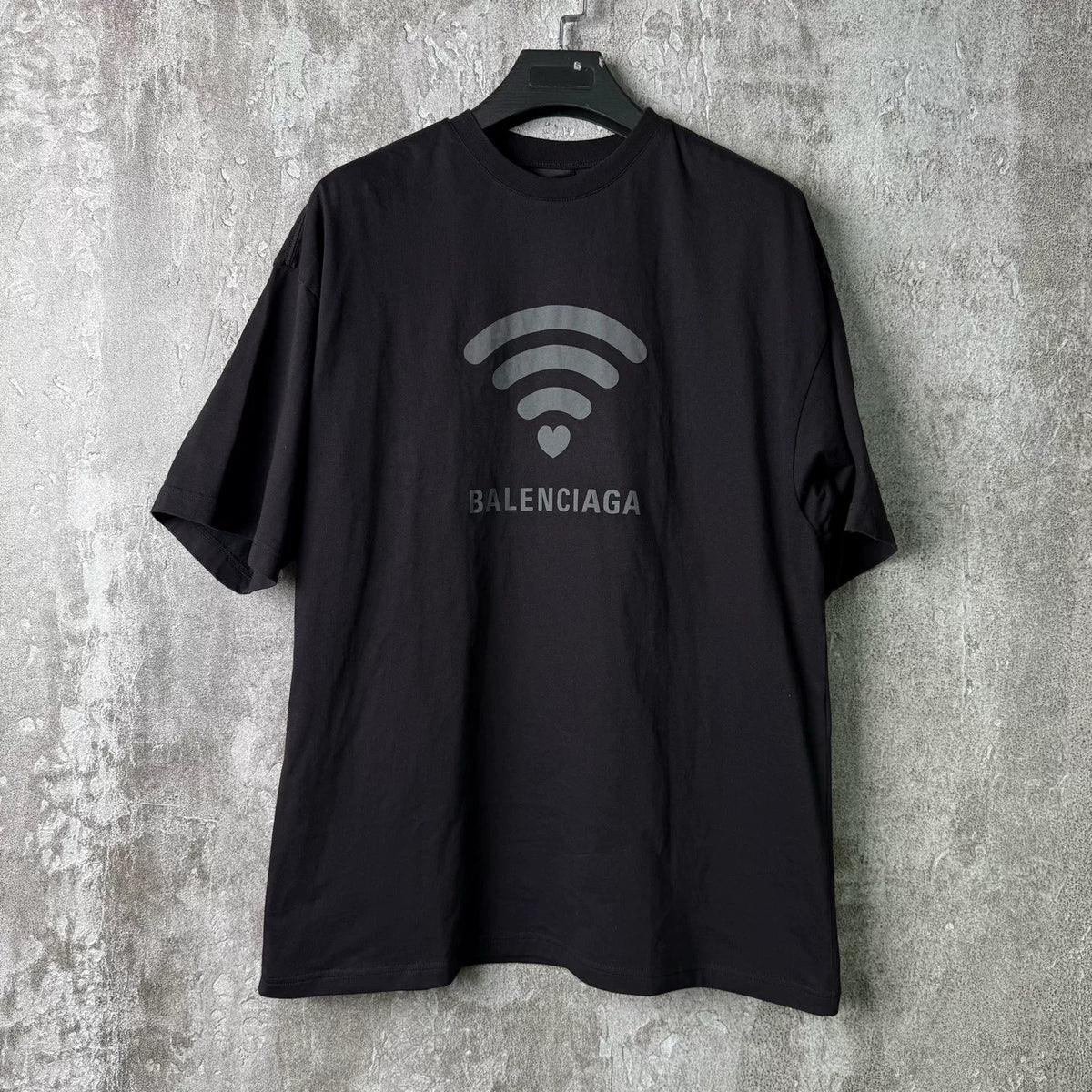 Balenciaga Black Wifi Short Sleeve Shirt