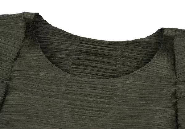 Issey Miyake Vintage Green Pleated Dress