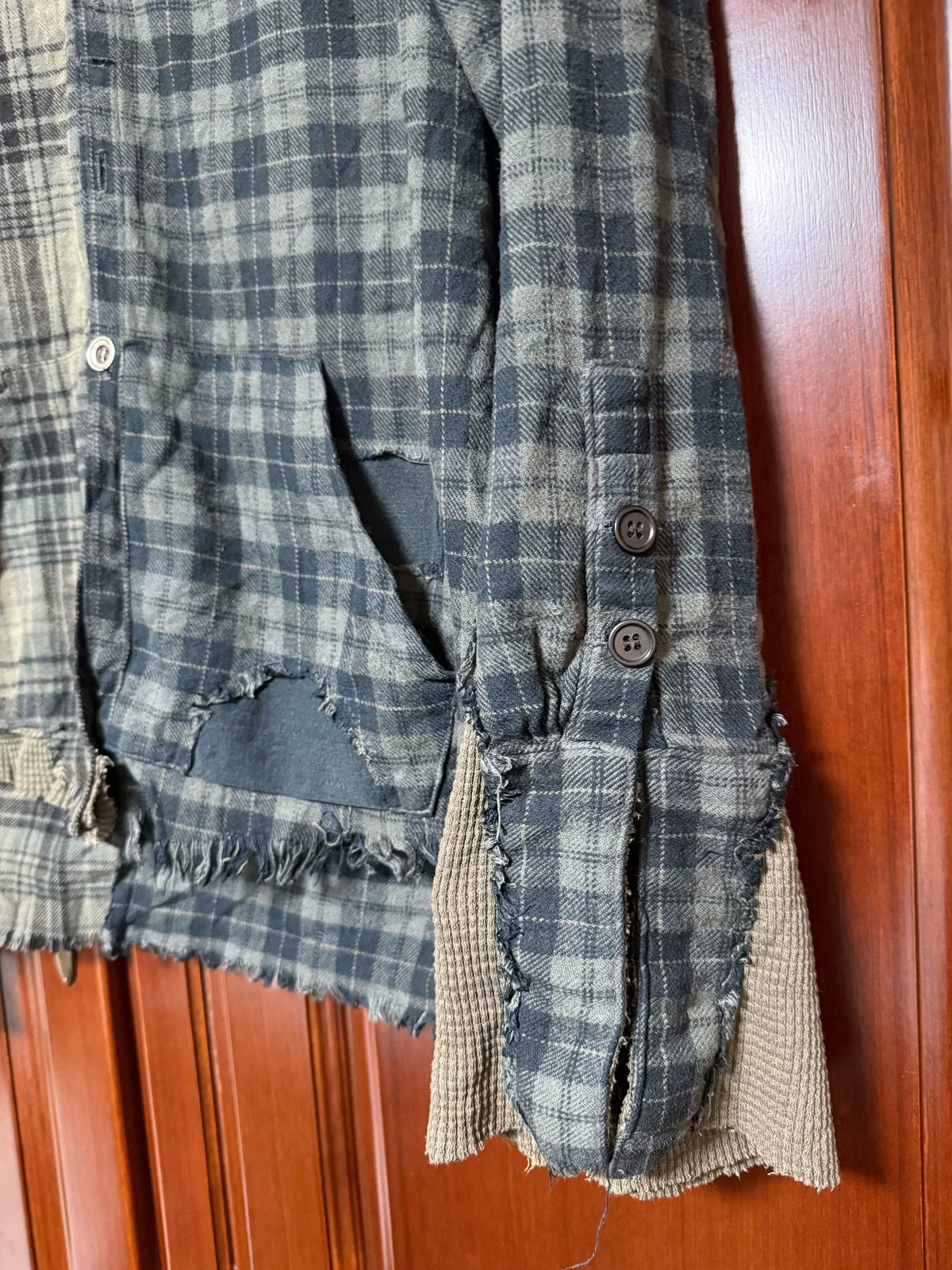 Greg Lauren Flannel Patchwork Jacket