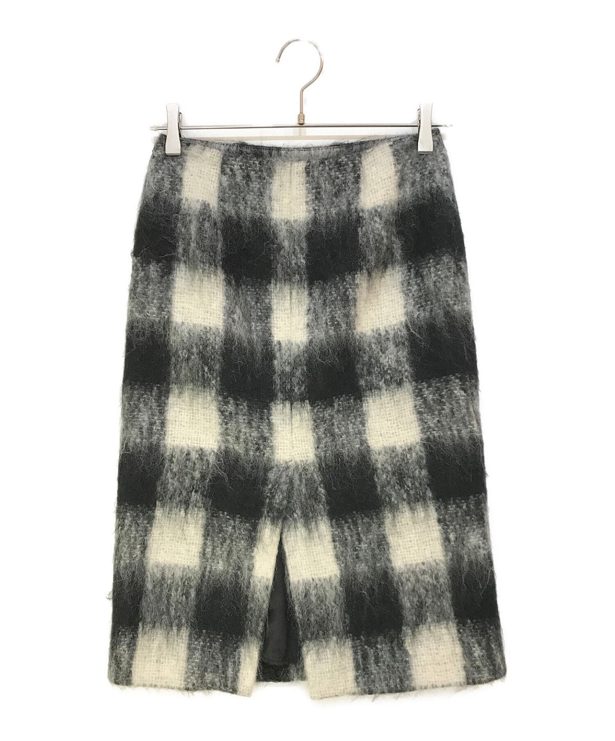 Maison Margiela Mohair Plaid Skirt