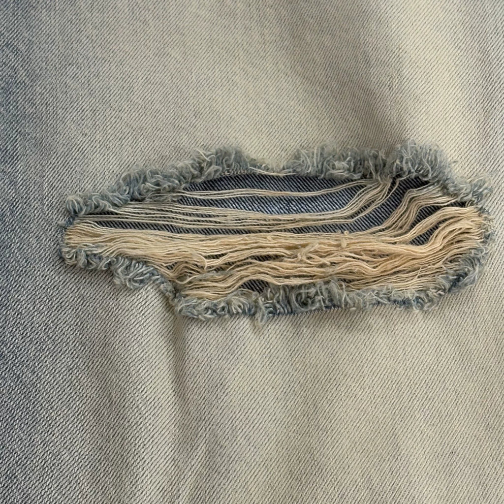 Maison Margiela Blue Patchwork Slash Straight Trousers