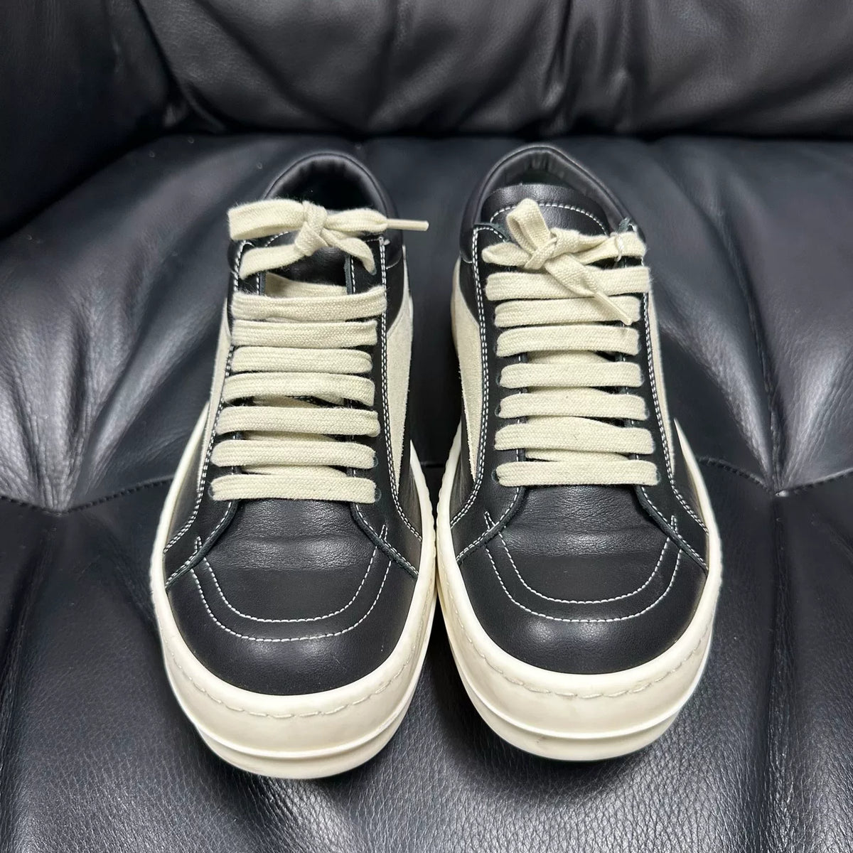 Rick Owens Leather Sneakers