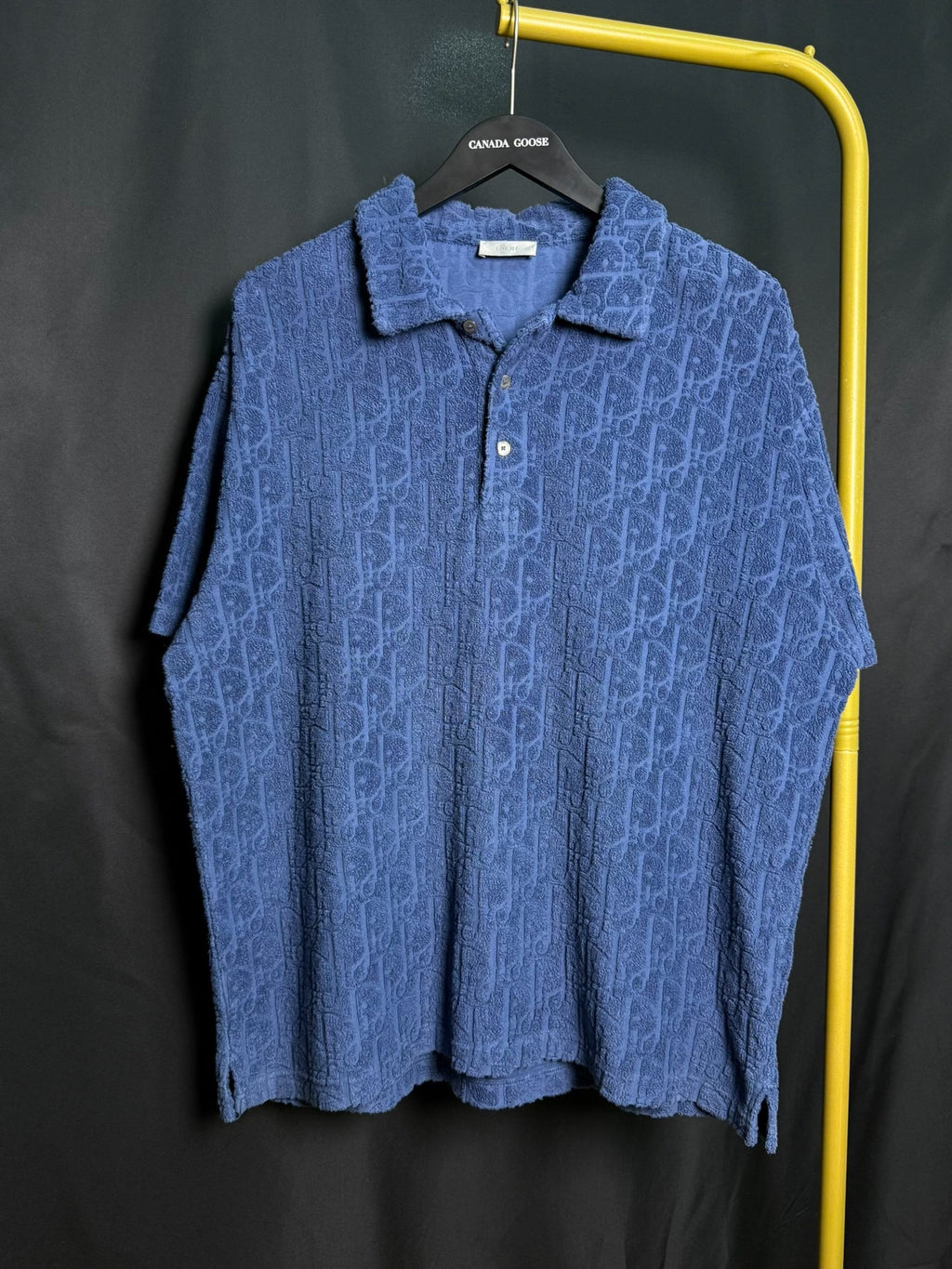 Dior Terry Monogram Polo T-Shirt