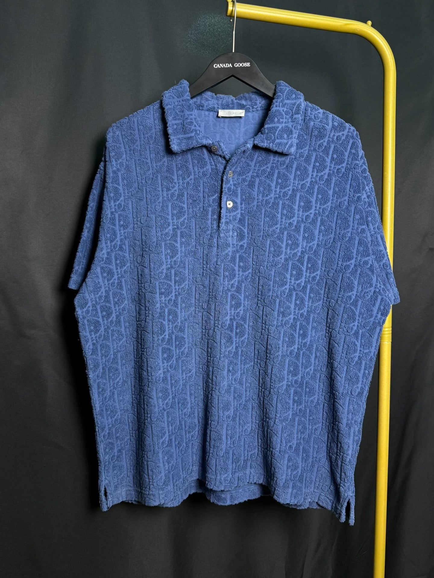 Dior Terry Monogram Polo T-Shirt