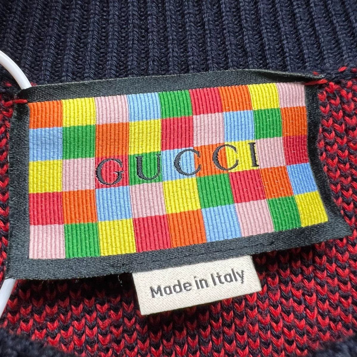 Gucci All-Over Vintage Rainbow Sweater
